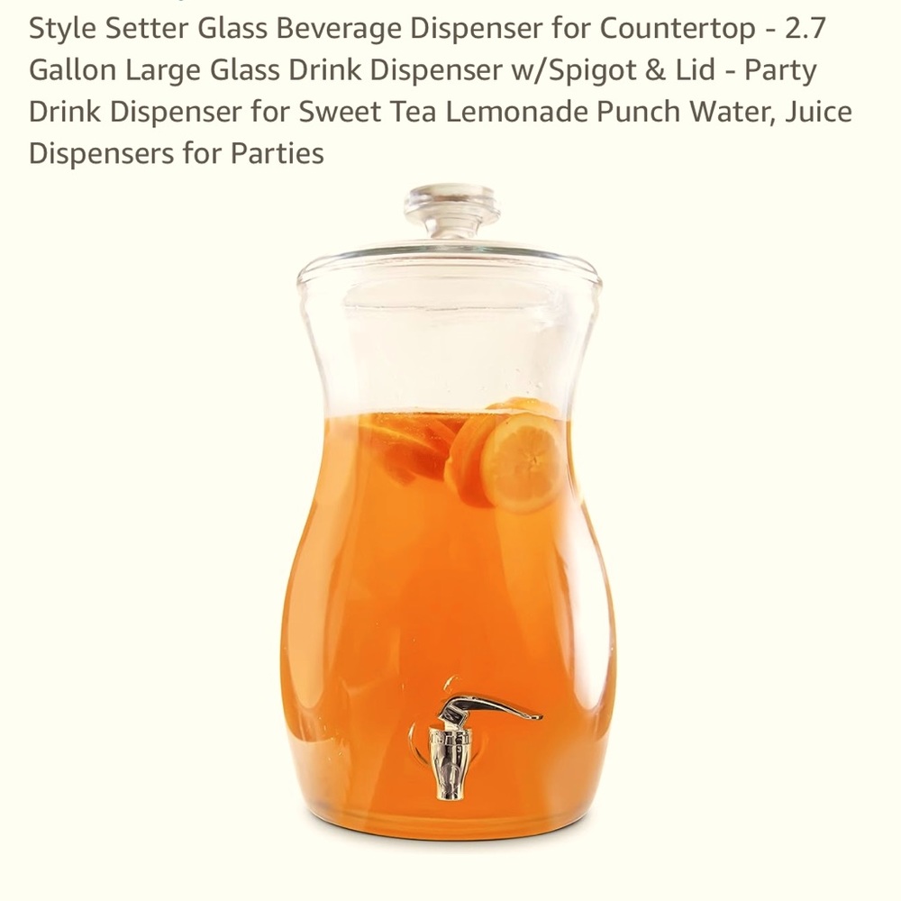 Set of 2 New in Box-  2.7) gallon beverage dispensers